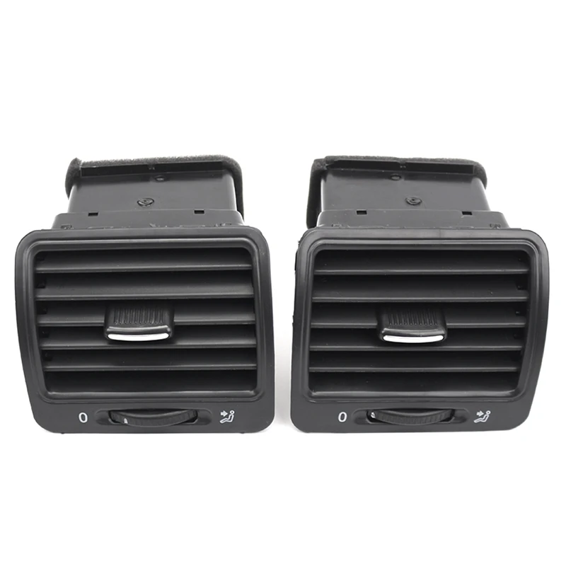 Car AC Vent Dash Board Air Outlet Conditioning Vent Car Accessories 1K0819709 1K0819710 ABS For VW Jetta Golf GTI Rabbit MK5