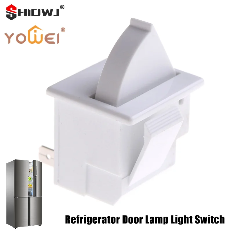 Latest Refrigerator Door Lamp Light Switch Replacement Kitchen Fridge Control Lighting Parts 5A 250V