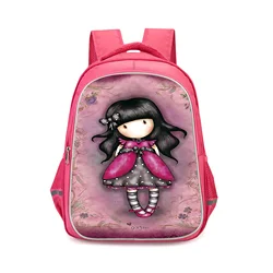 Lindas mochilas de Santoros para niños y niñas, gorjusses, regalo de cumpleaños para estudiantes, mochilas escolares para acampar, mochila duradera