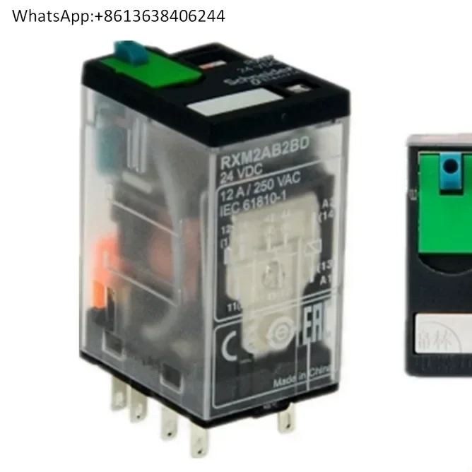 

original RXM2AB2BD DC24V 8 feet 2open 2close 12A Small intermediate relay
