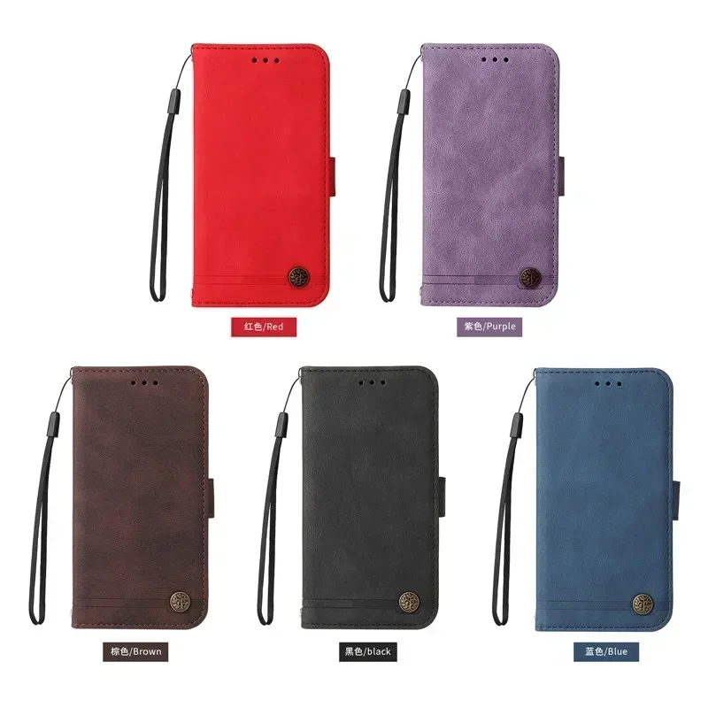 Lanyard Bags Wallet Phone Cases For Motorola Thinkphone 25 MOTO Edge 50 Neo Fusion Ultra E14 Flip Stand Magnetic Leather Cover - Image 6