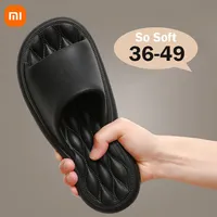 Xiaomi Youpin 36-49 Men Women Home Slippers Fashion Non-slip EVA Bathroom Slides Sandals Summer Indoor Soft Sole Thick Platform