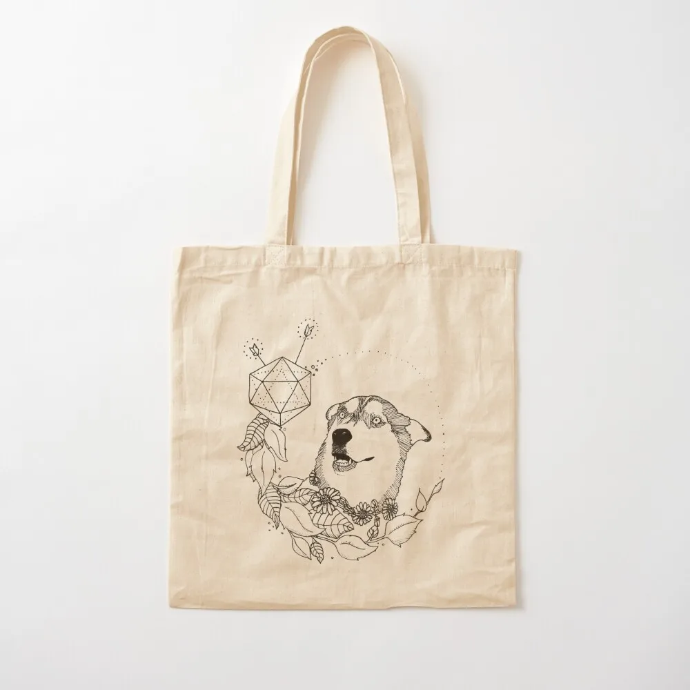 حقيبة يد هندسية هاسكي للنساء حقائب شاطئ قماشية حقائب يد للسيدات حقيبة صديقة للبيئة قابلة للطي