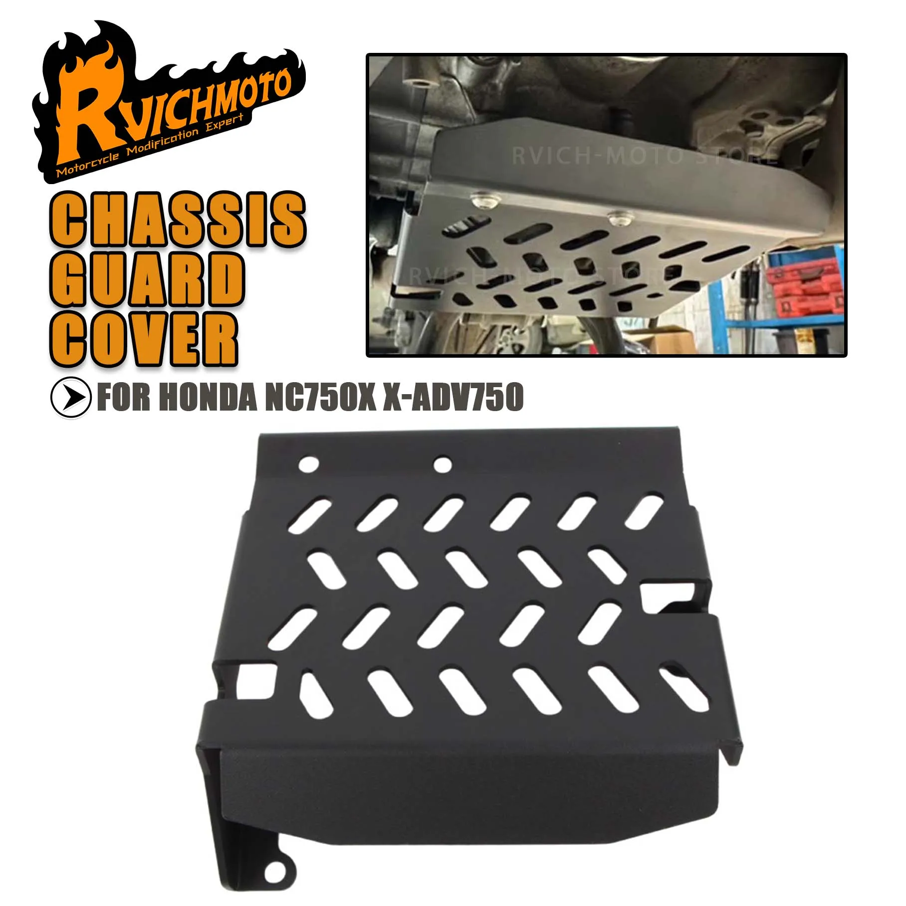 

NC XADV 750 X Motorcycle Engine Chassis Guard Protection Cover For Honda NC750X X-ADV750 2017-2021 Baffle Skid Plate Bash Frame