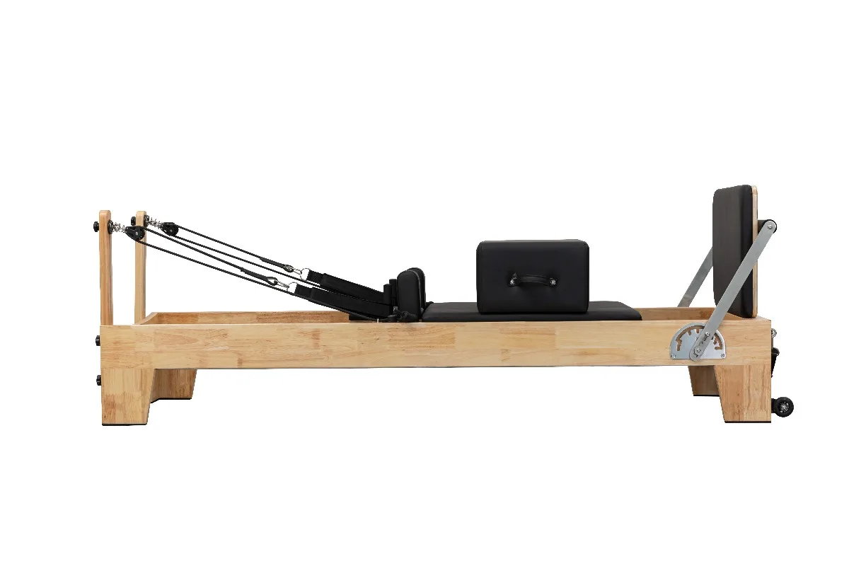 Dark Oak Home Commercial Bed Studio Reformer Machine