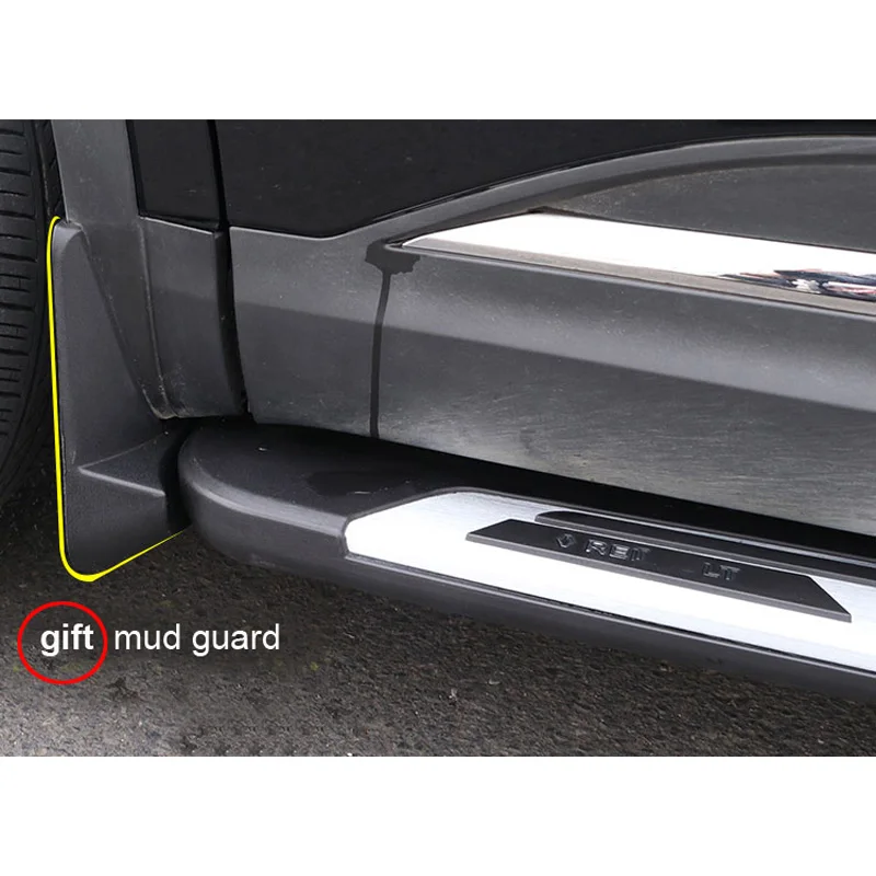 OEM style side step nerf bar running board for Renault Koleos 2018 2019 2020 2021 2022 2023 2024+,ISO9001 quality,gift mud guard