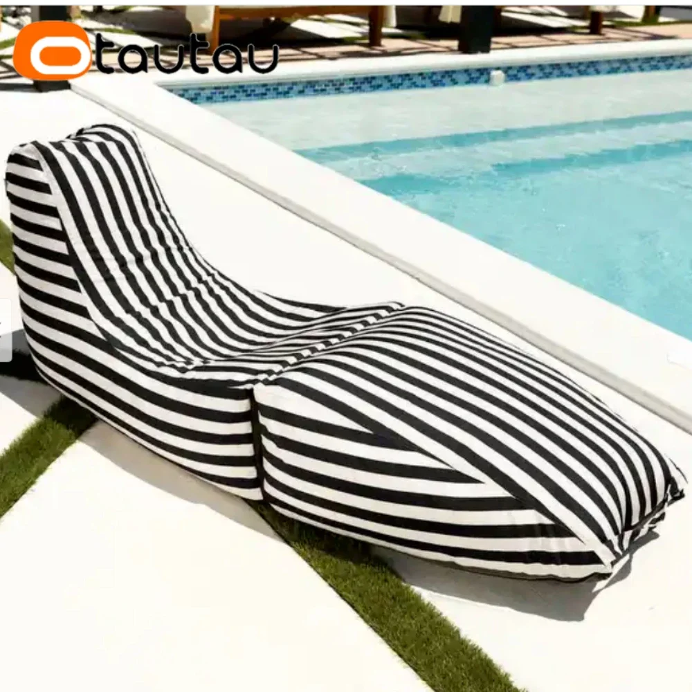 

OTAUTAU Outdoor Swim Pool Bean Bag Lounger Cover SF488【No Filler ! Need To Buy Filler By Yourself !】