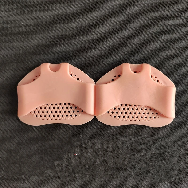 2pcs Silicone Metatarsal Pads Toe Separator Pain Relief Foot Pads Orthotics Foot Massage Insoles Forefoot Socks Foot Care Tool