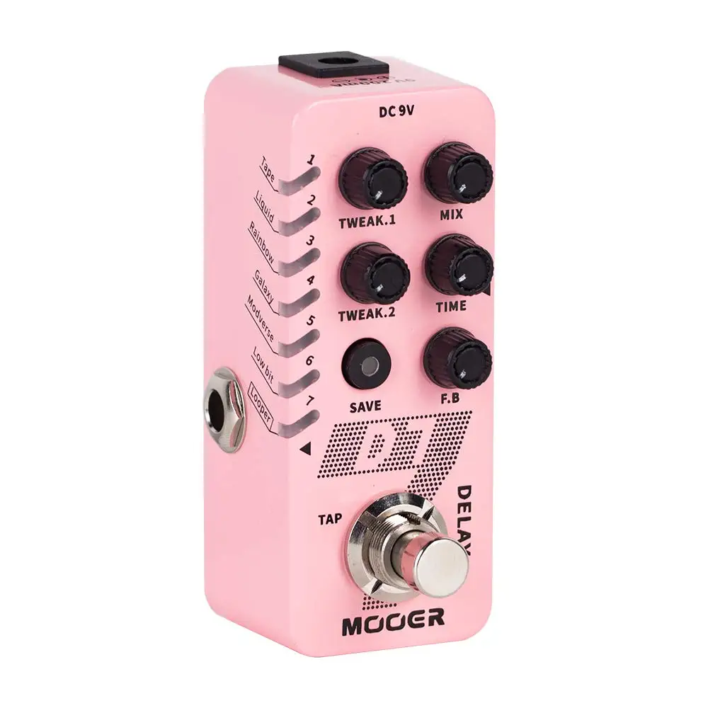 

Mooer D7 Loop Pedal Guitar Pedal Music Instruments Digital Processor 6 Customizable Delay Effects Led Indicating