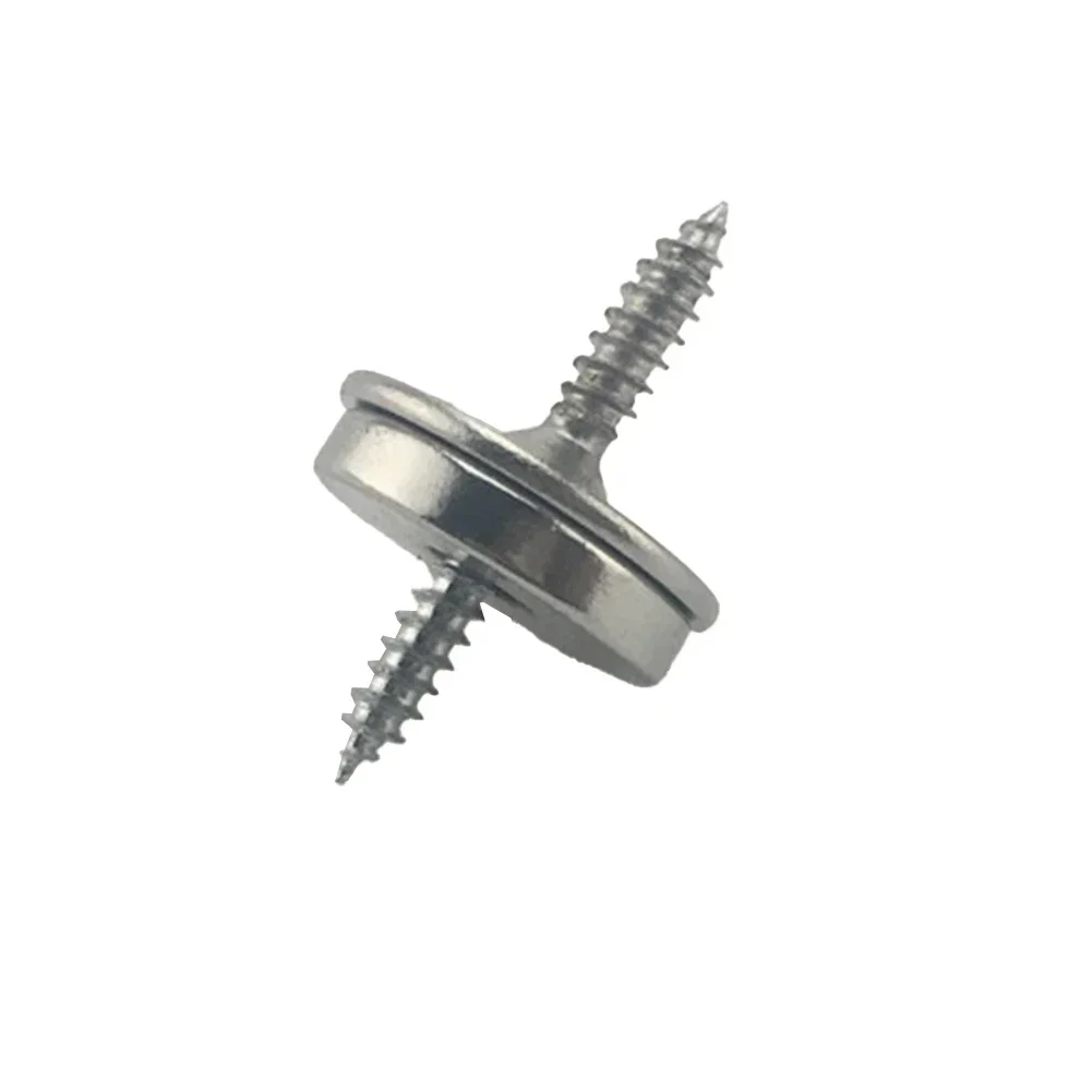 Set chiusura magnetica porta dell'armadio metallo magnetico + magnete argento cromato 5SET chiusura a scatto squisita alta qualità