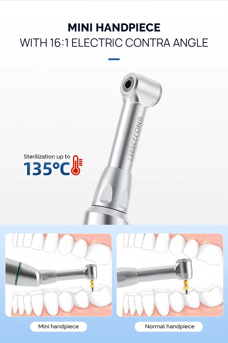 AZDENT Komplettset Dentaler Endomotor 16:1 Kabelloser Apex-Locator Wurzelkanal-Apex-Lokalisierung Parodontales Messgerät – Detail 16