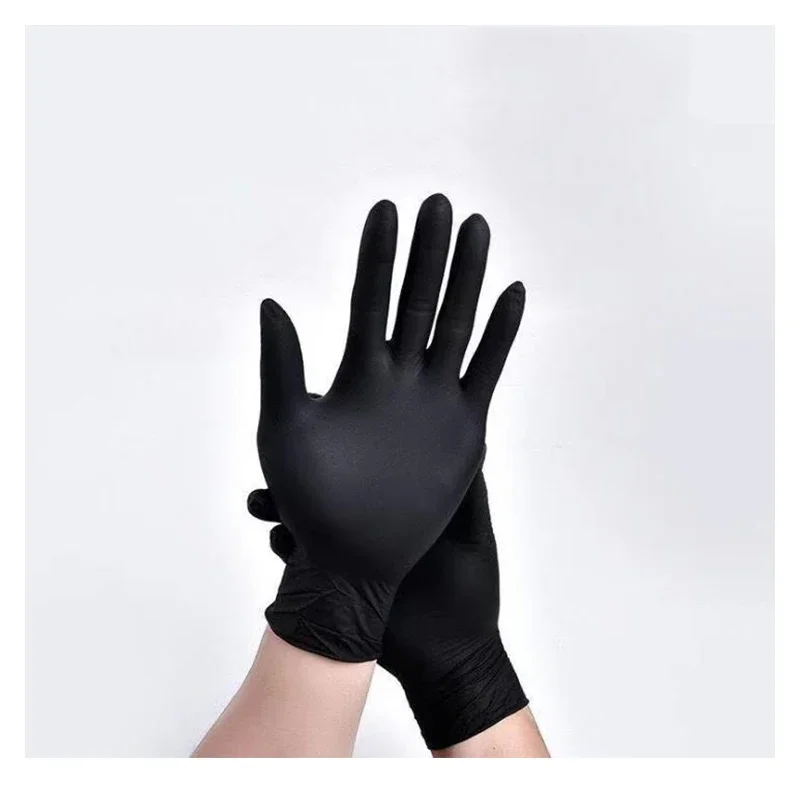 150g Disposable Black Nitrile Gloves For Household Cleaning Work Safety Tools Unisex Latex Free Antistatic Gardening Gloves