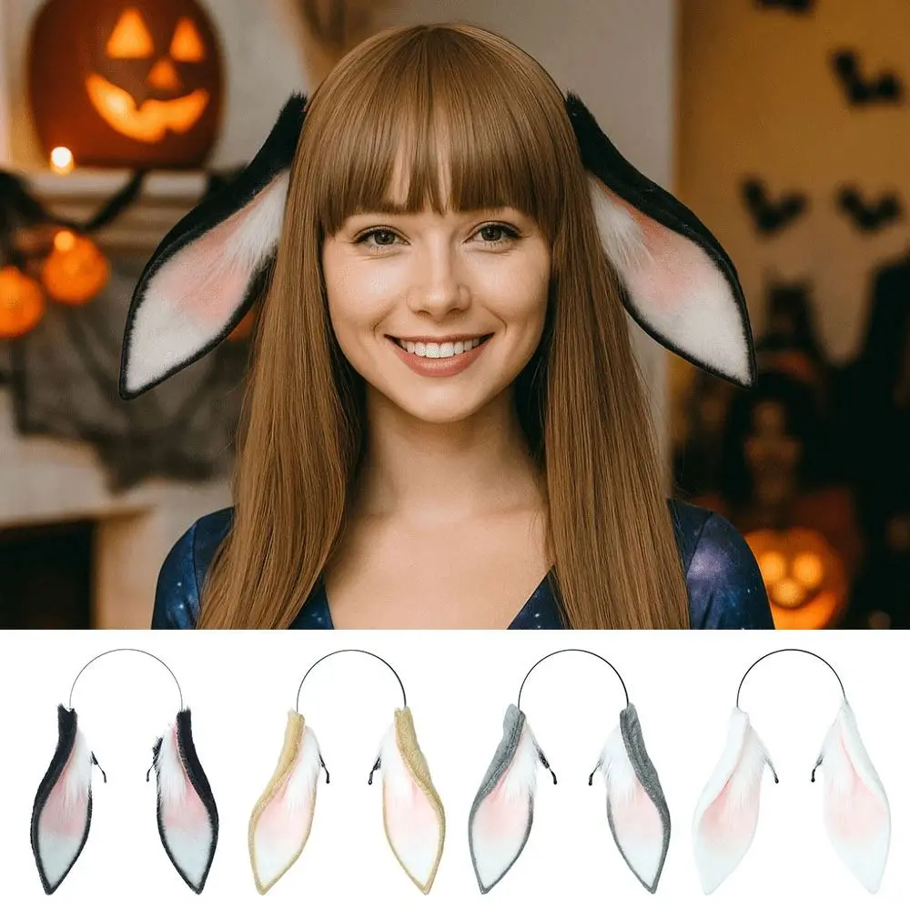 

Bunny Ears Dropped Ear Rabbit Headband Cosplay Bunny Girl Cute Lolita Girl Headwear Photo Prop Christmas Head Band Cosplay
