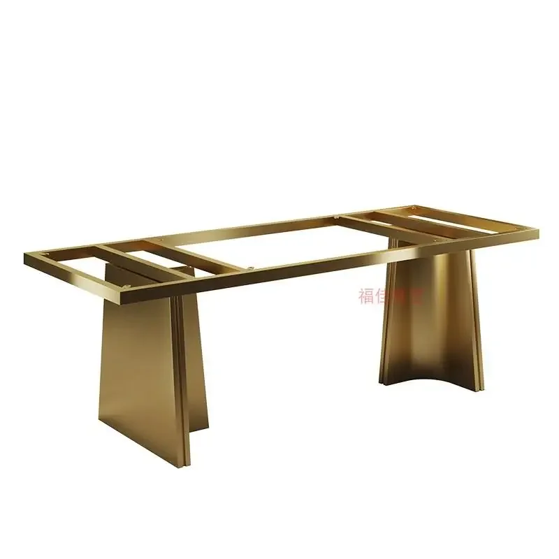Light luxury carbon steel table foot bracket marble table legs luxury stone metal support feet can be customized stainless