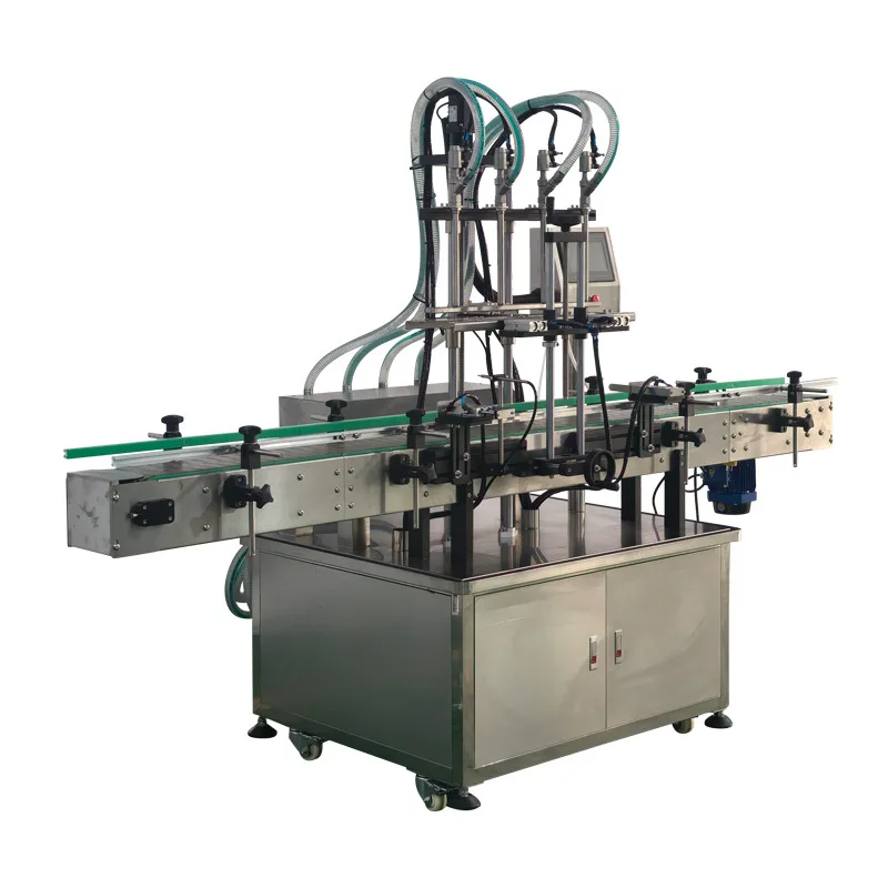 Liquid Filling Machine Can Be  In Conjunction With The Cap-securing And Labeling Machine