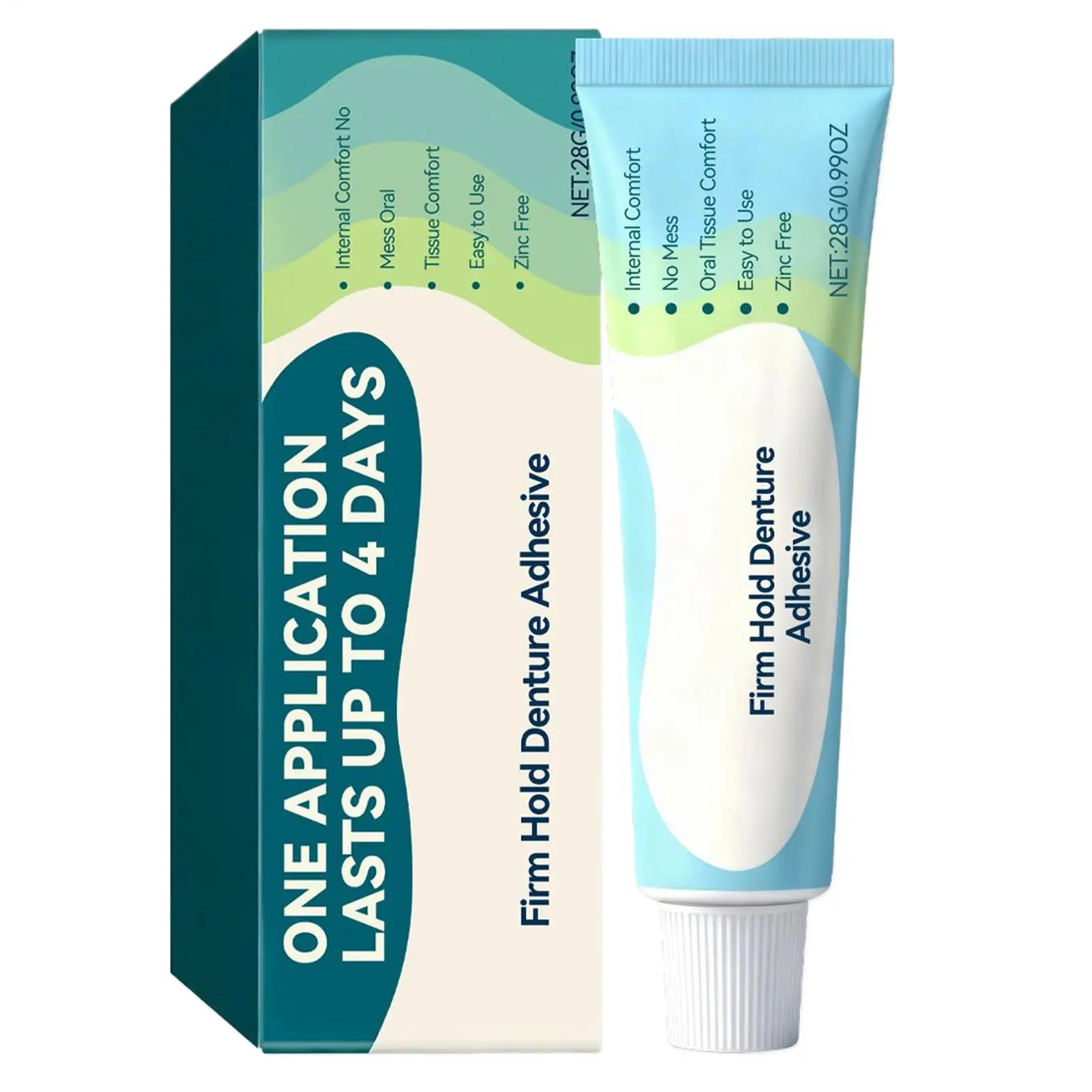 28g Comfort Denture Adhesives Glue/Adhesive Cushion Friction Fixed Dentures/Safe Waterproof Dental Adhesive False Teeth Adhesive