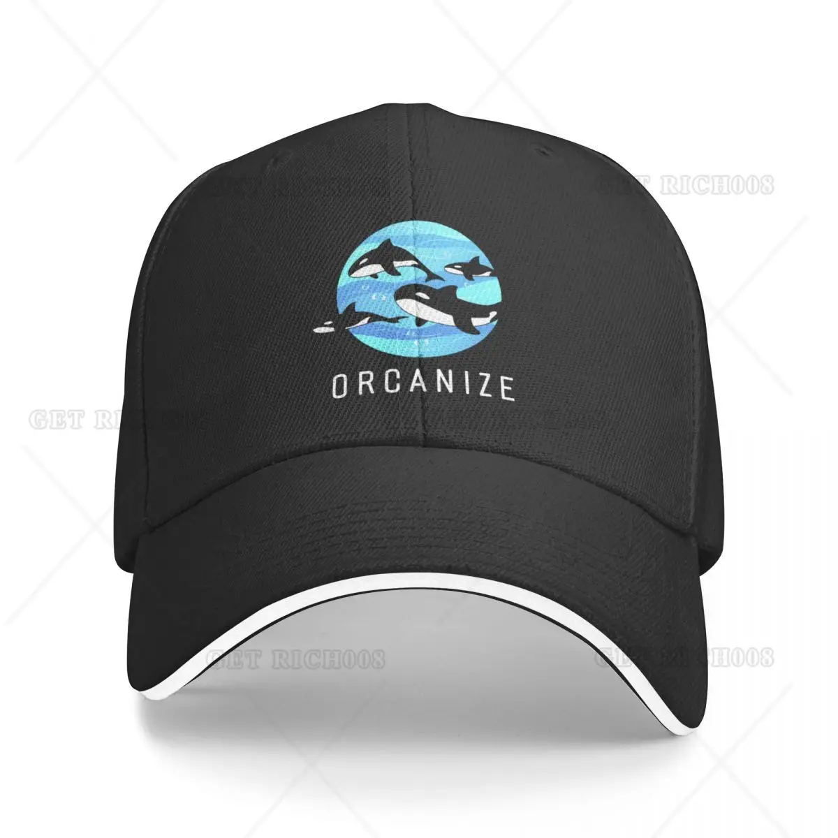 

Orcanize Orca Killer Whale Ocean Animal Humor Baseball Cap New in The Hat Cute Men Women One Size