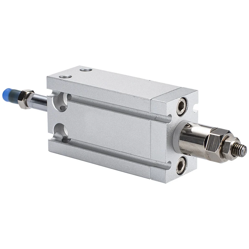 CDUJ Adjustable Stroke SMC Type Free Mount Single Acting Single Rod Mini Compact Air Pneumatic Cylinder CDU-XC8 CDU10*10-10-XC8