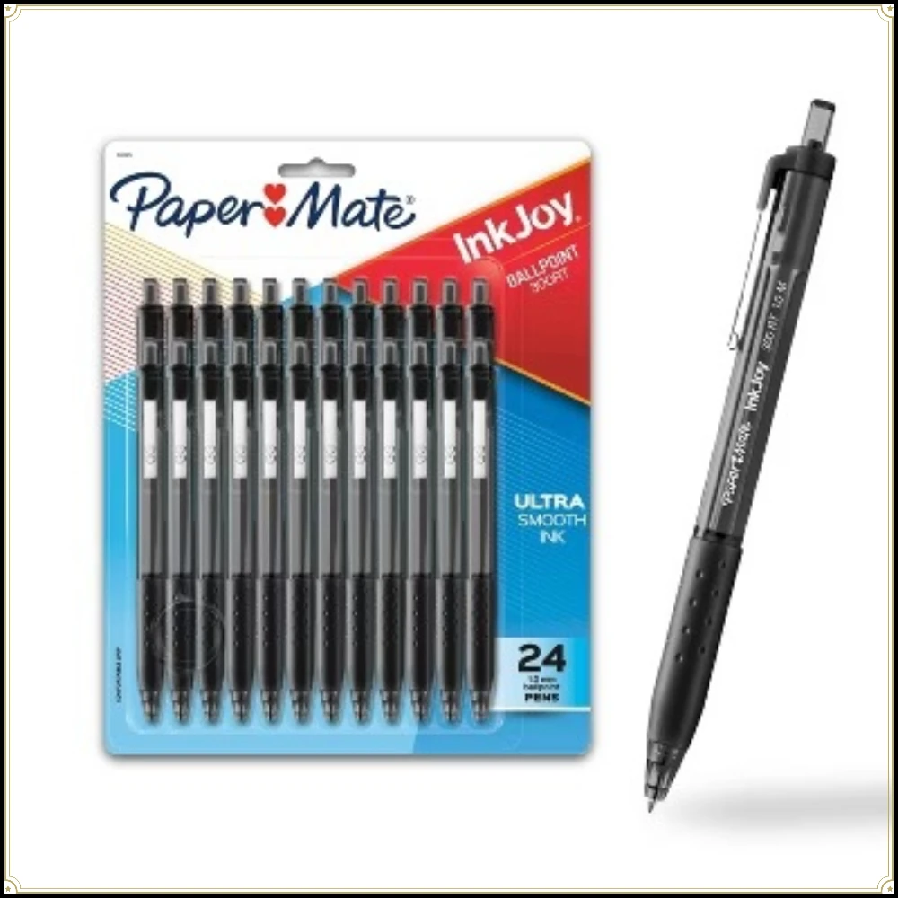 

Paper Mate Ink Joy 300RT Ballpoint Pens 1.0mm Black