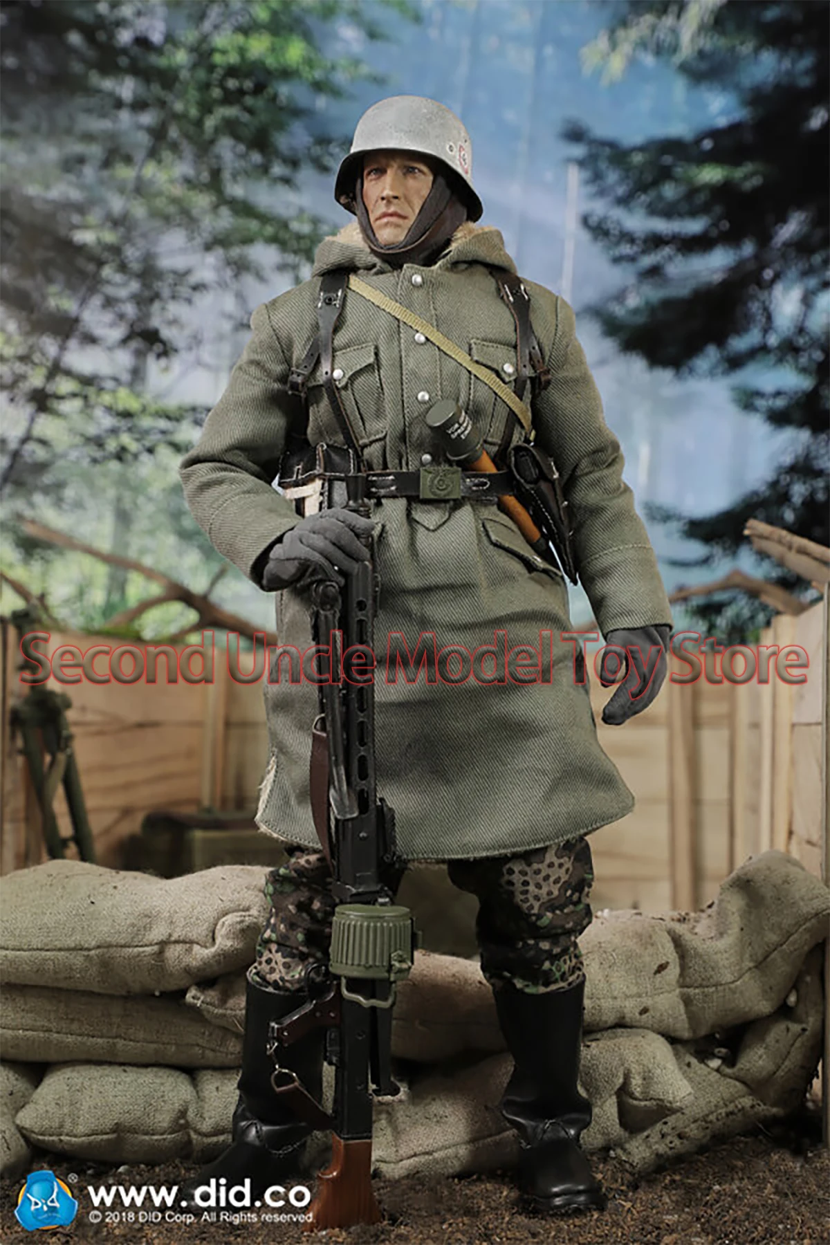 

DID D80130 1/6 Panzer MG42 Gunner 12'' Male Soldier Military Action Figure Full Set Collectible Model Toys Gift