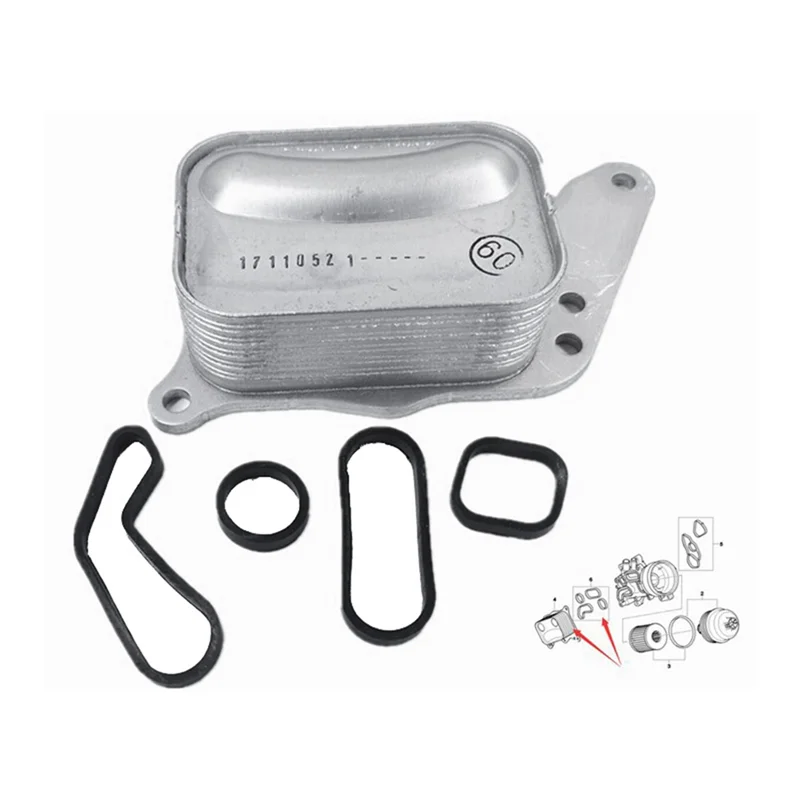 

A21F-Engine Oil Cooler For Citroen C4 C5 MINI R55 Station Wagon 207 207C 3008 11427546279 11428643749 7546279 8643749