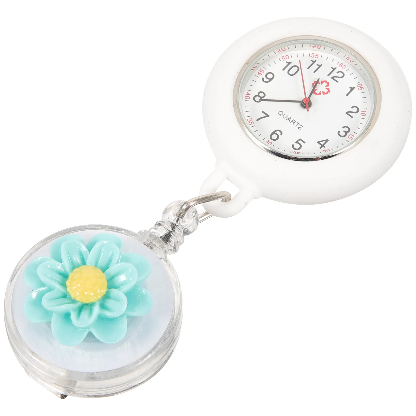 Reloj de enfermera, reloj retráctil duradero con Clip para enfermeras médicas, uso de enfermería, relojes Fob para enfermeras