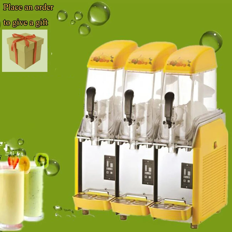 

Commercial Three Cylinder Snow Melting Machine, Small Vertical Commercial Frozen Beverage Machine