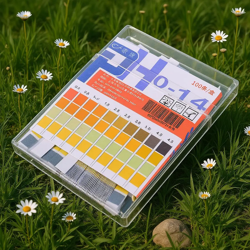 100pcs Paper Test Strips For Water Soil Aquarium Chemical Analysis Tool With Plastic Test Tool Testing Paper Box view 6