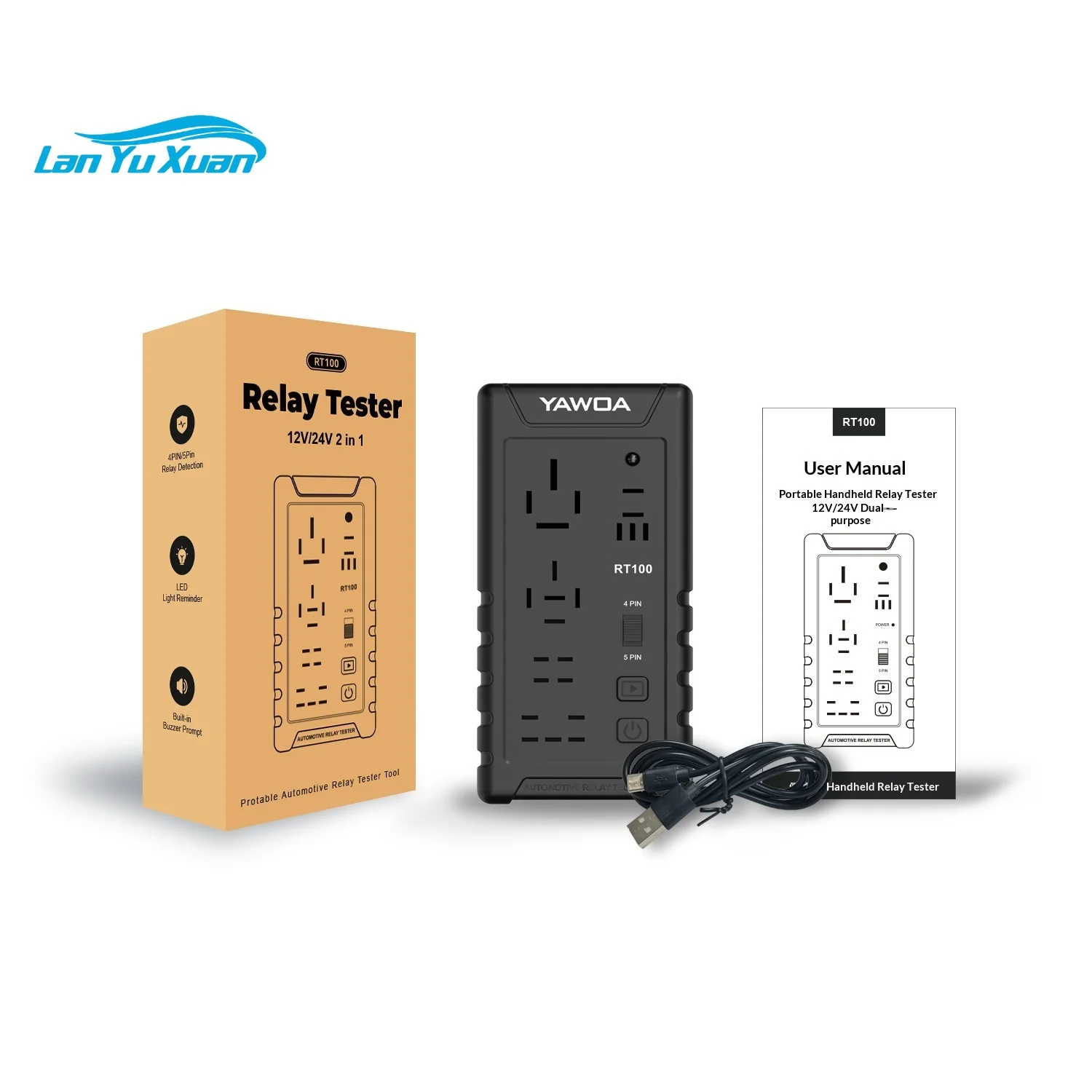 Relay Tester High Quality China Factory Wholesales New Product RT100 OLIVER Fit Automotive Relay Tester 12V 24V