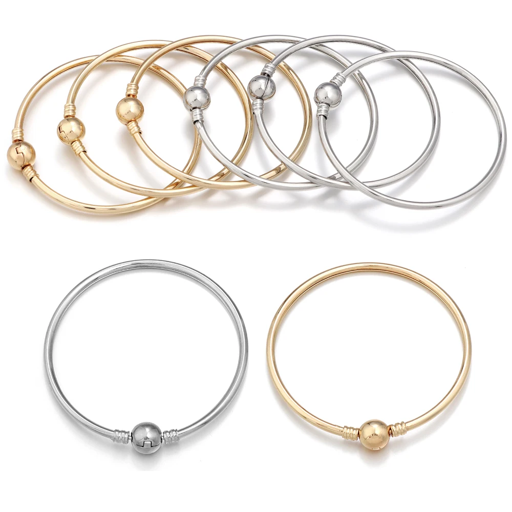 1 قطعة/الوحدة المعادن القابلة للإزالة المفتوحة الإسورة الديكور أساور سحرية الكفة سوار لصنع المجوهرات DIY بها بنفسك الأصلي اليدوية الهدايا