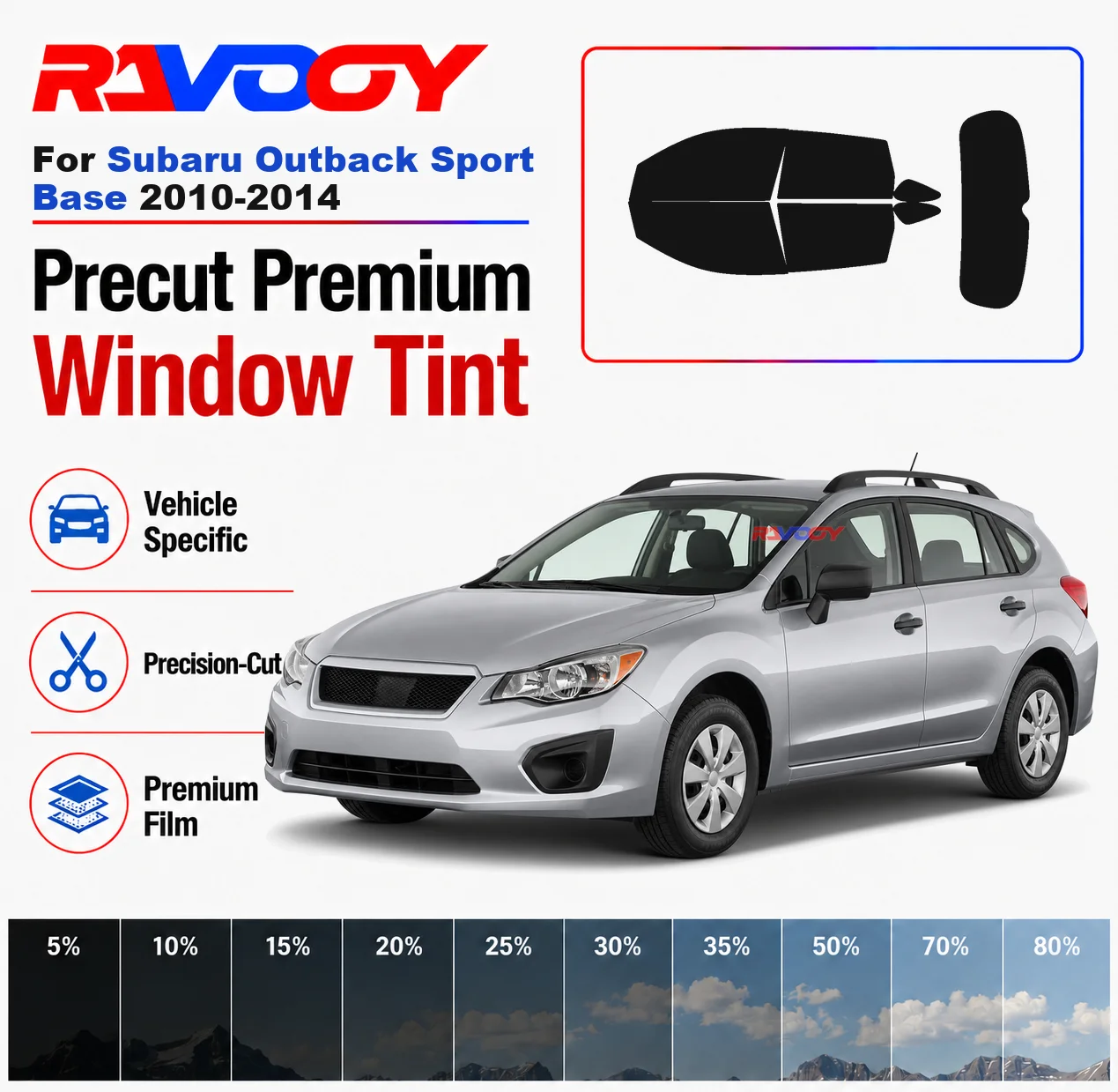 premium-precut-window-tint-kit-front-rear-windows-rear-windshield-for-subaru-outback-sport-base-2010-2014-nano-ceramic-film