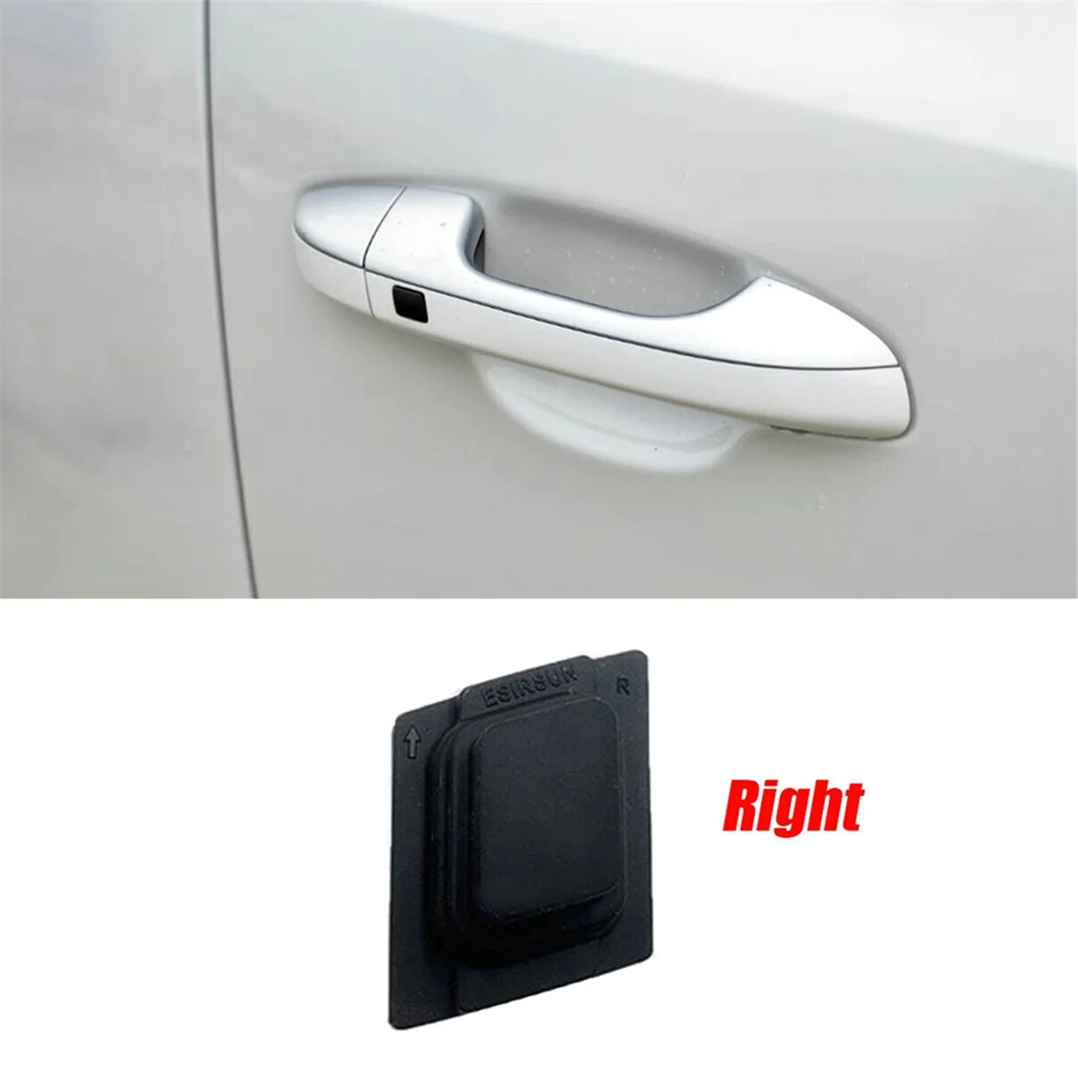 B34B-1Pair Front Door Smart Handle Button 82661-D9710 82651D9710 for Kia Sportage 2016-2021 Outside Puller Small Switch