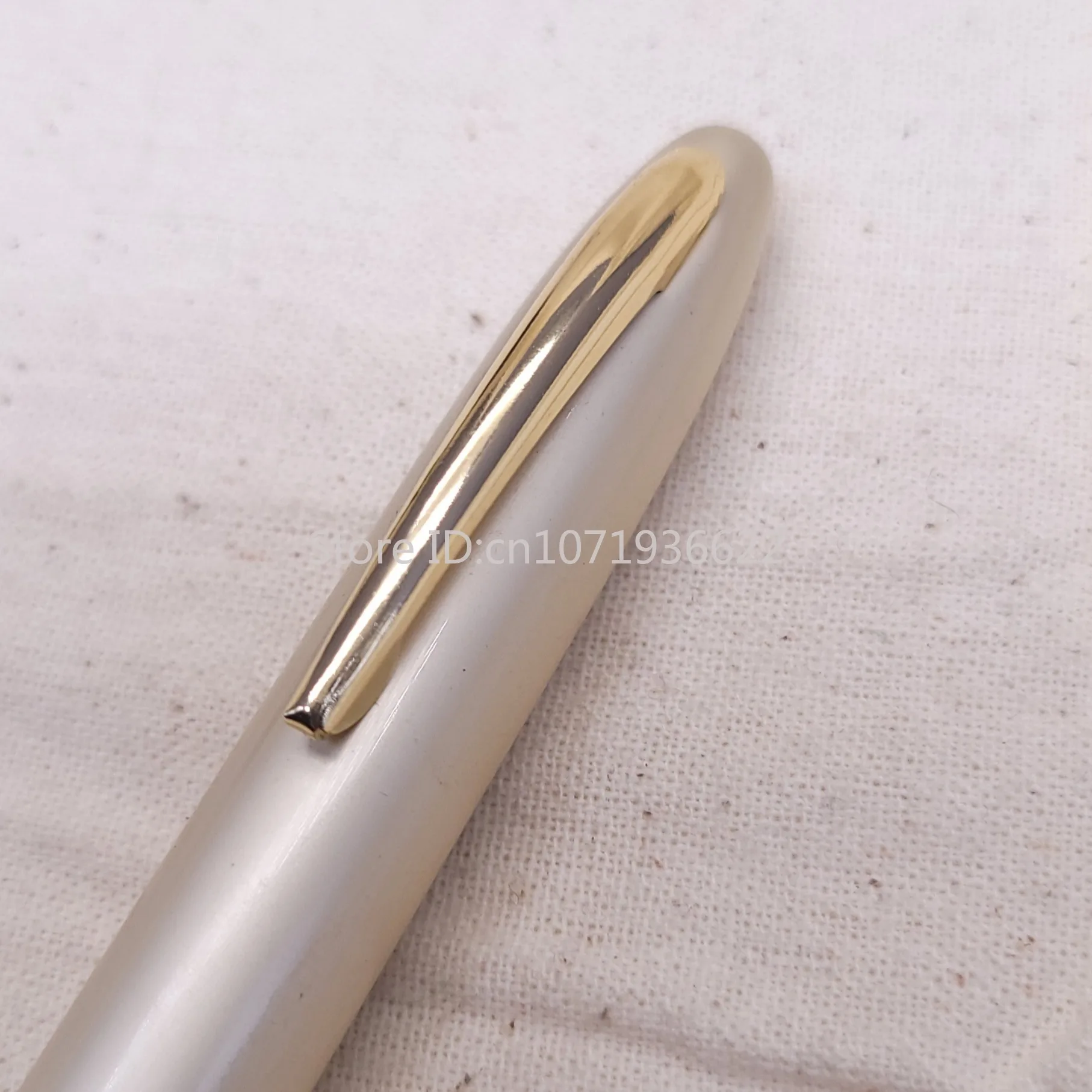 Limited Edition Japan CREST Brushed Aluminum Pink Fountain Pen Iridium F 0.5mm Nib Writing Office Supplies Office Stationery