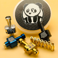 DSX New Wick'D REMIX’D RBA Revised Styled Bridge 316ss With 7PCS Air Pins for Boro Devices / Billet / BB Mod Kit Panda V4 RBA