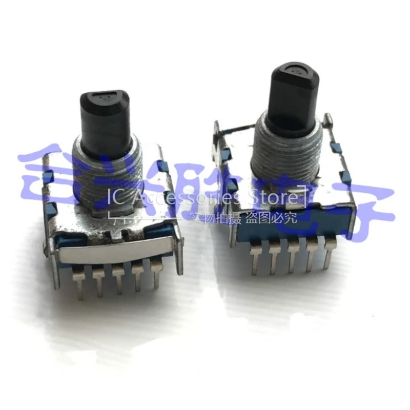 1PCS Rotary Band Switch 2 Position Power Amplifier Audio Signal Toggle Switch 10Pin Shaft Length 15MM