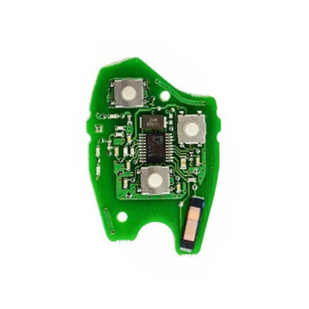 2 Pcs/lot Auto Smart Remote 2+1 Buttons FSK 433MHz PCF7961/4A Chip Replace Car Key For Renault