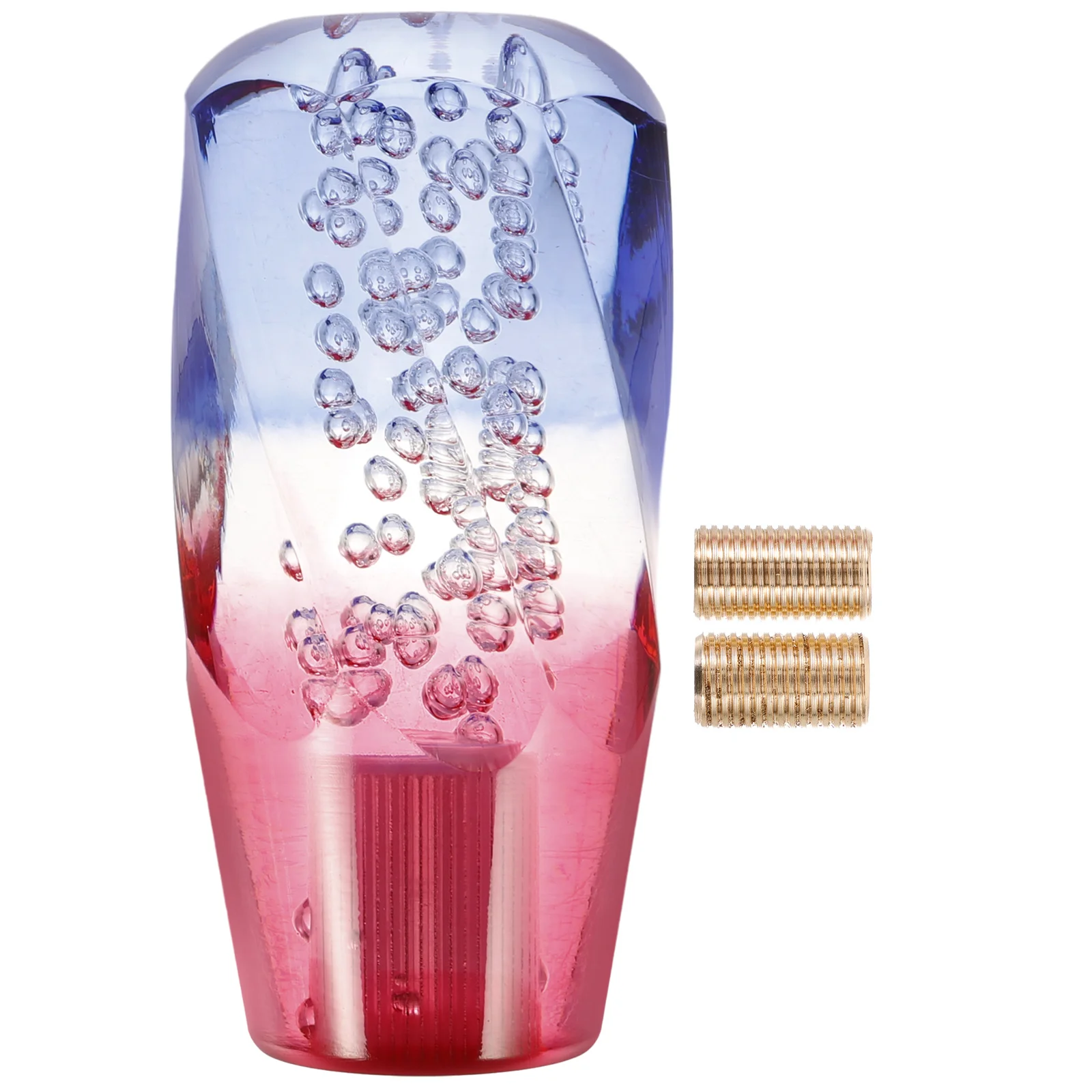 

Universal Shifter Knob Automatic Manual Gear Shift 10Cm Lever Stick Handle Head Crystal Clear Dual Color Car Accessories Smooth