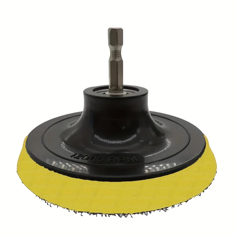 12개 세트 100mm 샌딩 디스크 60-240 그릿 사포 버핑 휠 훅앤루프 백킹 (샌딩 트레이용)