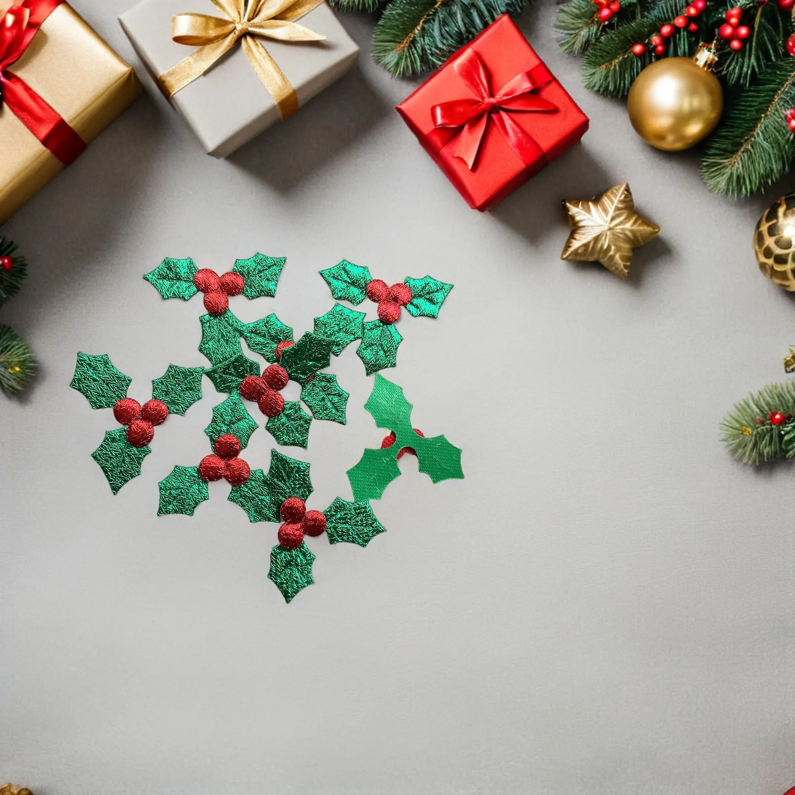200 Piezas de Hojas de Aloe Vera Artificiales Realistas para Decoración Navideña, Hojas Verdes Artificiales para Manualidades, Coronas, Adornos para Árboles de Navidad y Mesa