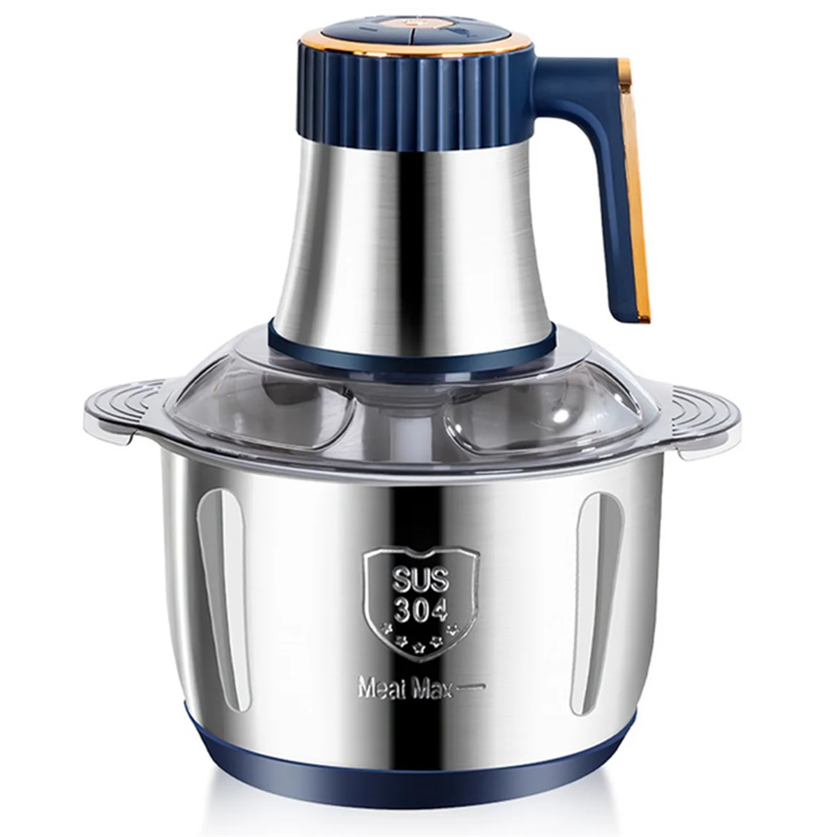 เครื่องบดเนื้อไฟฟ้า 5L เครื่องบดอาหารมัลติฟังก์ชั่ผักผลไม้อาหาร Chopper เครื่องครัว US Plug