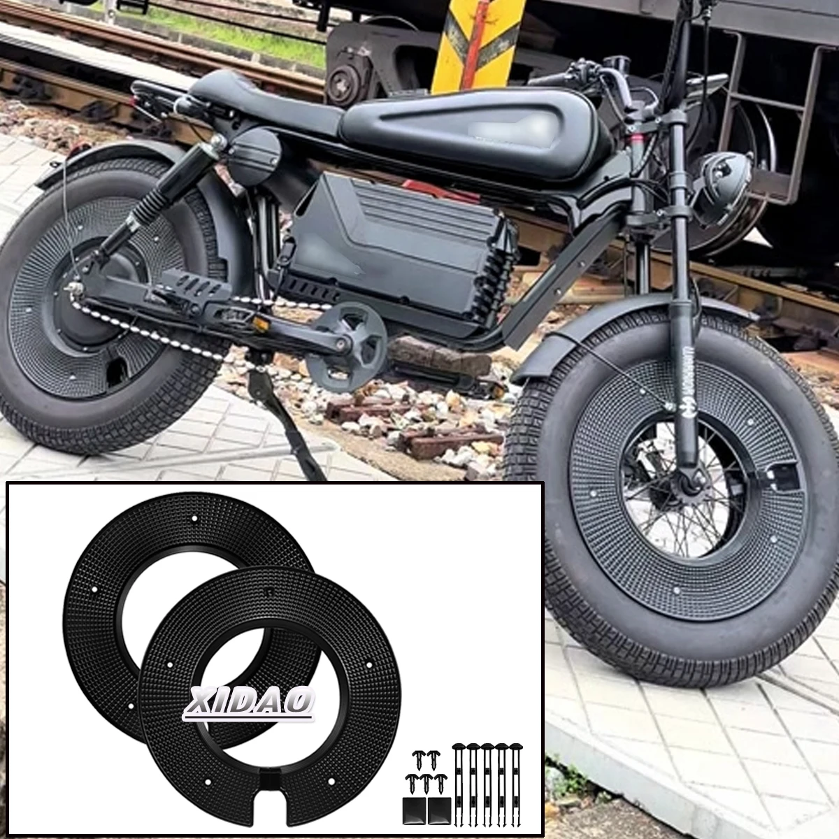 

Super ebike rim cover universal super ebike rim decoration cover bike wheel cover 20"Injection closed wheel 20x4.0 20x4.5