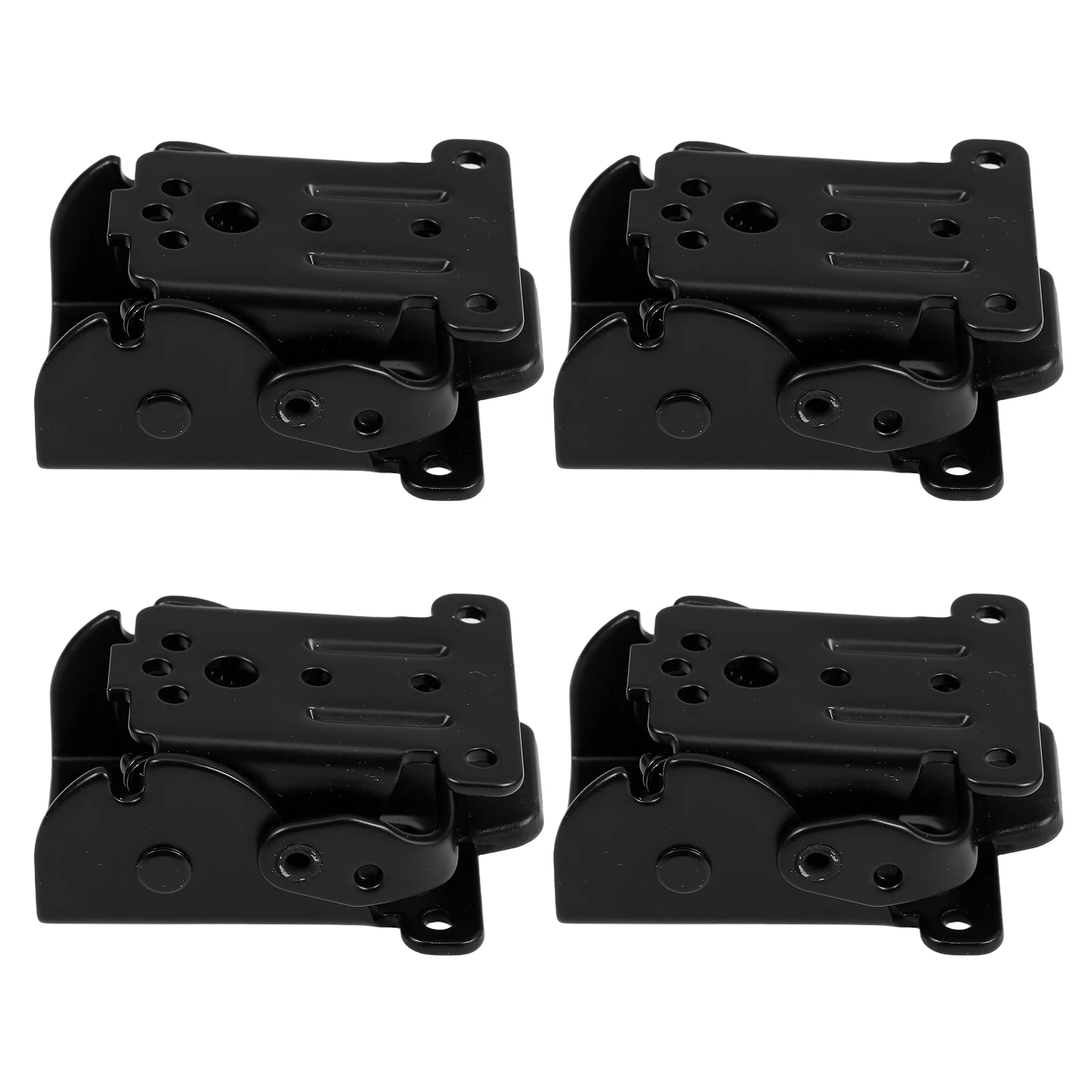 

4Pcs Folding Table Chair Leg Hinges 90 Degree Self Locking Foldable Support Hardware Accessories Black Durable Furniture