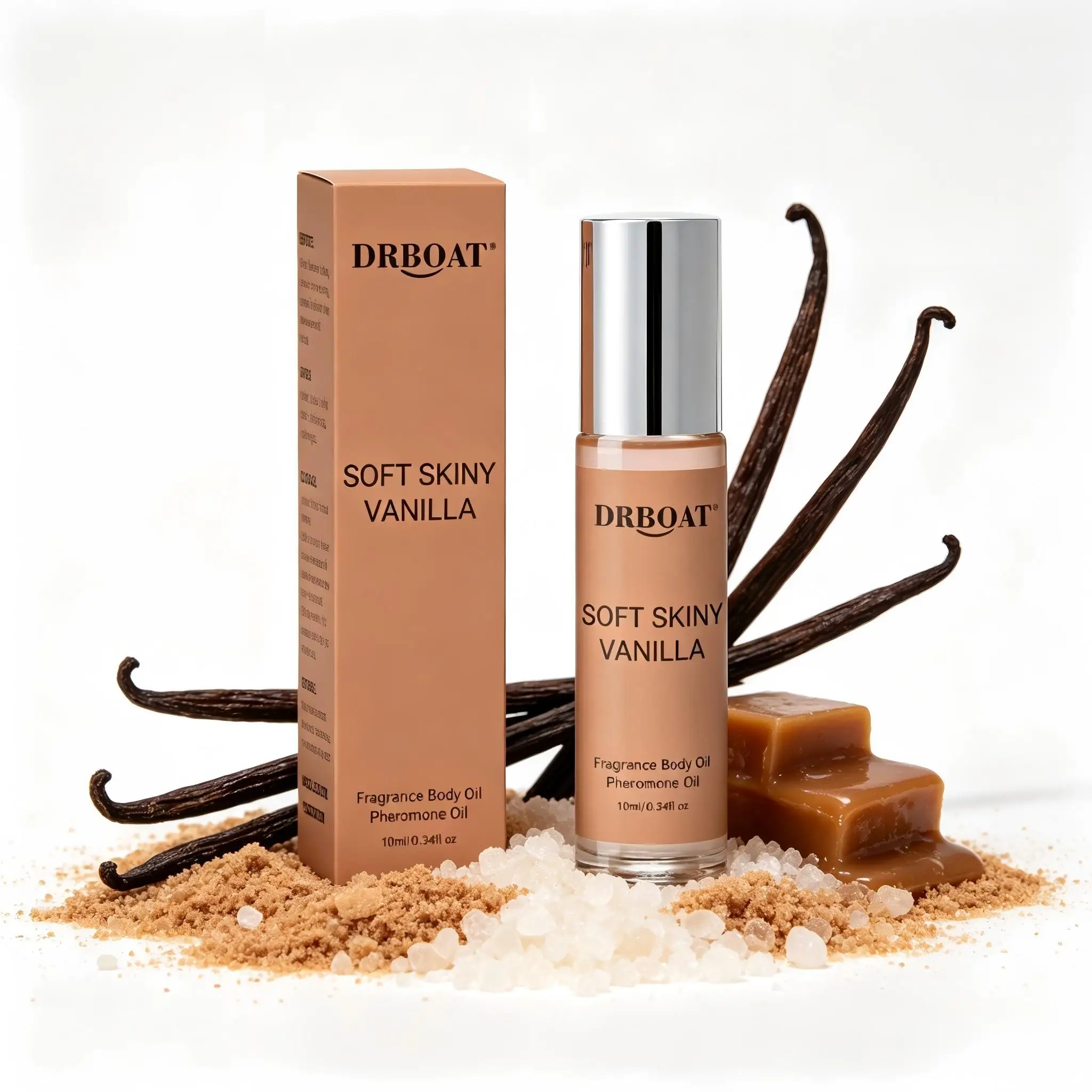 10ML VANILLA Skincare Pheromone Oil - Roll-On Fragrance Essential Oil, Original SKIN Body Oil for Men and Women, Dating Tra