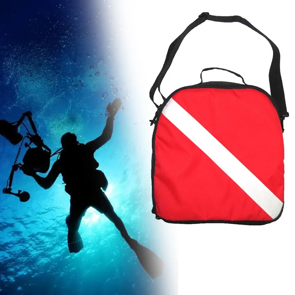 

Сумка для снаряжения для дайвинга с регулируемым ремнем, двойная застежка, 32x30x7.5 см, защитная, полностью мягкая, большая вместимость