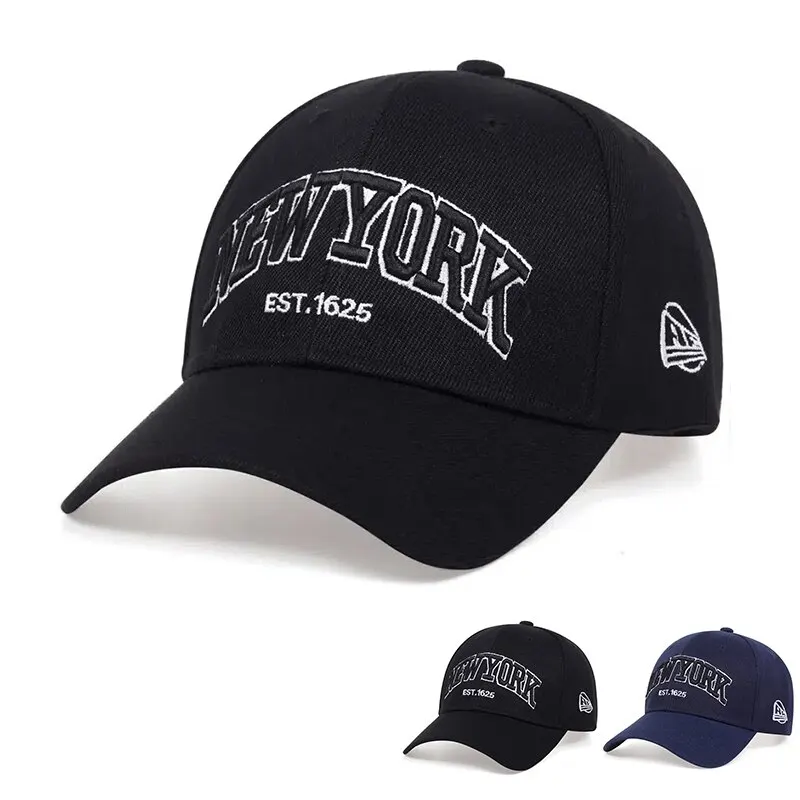 NewYork Letter Embroidery Baseball Caps Spring and Autumn Outdoor Adjustable Casual Hats Sunscreen Hat