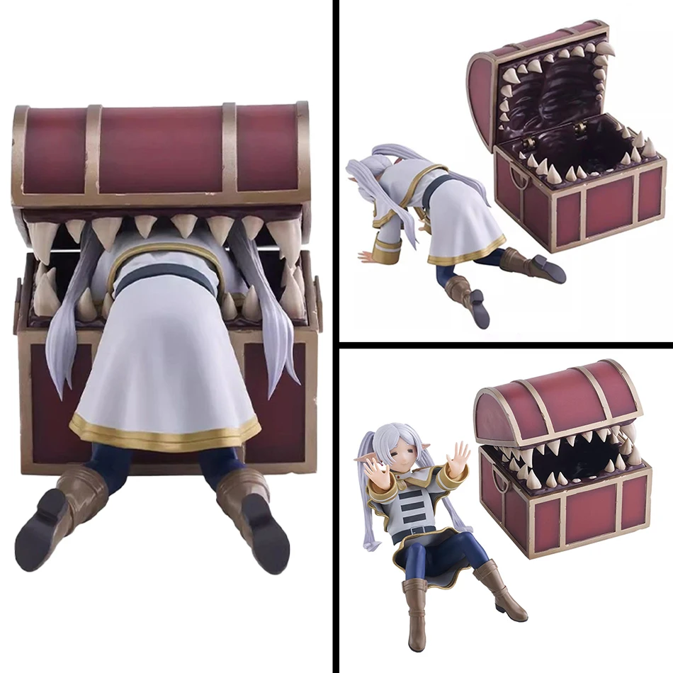 

Frieren Beyond Journey's End Аниме Фигурка Настольная Милая Коробка Сокровищ Monster Hunt Frieren Фигурка Модель Куклы Игрушки