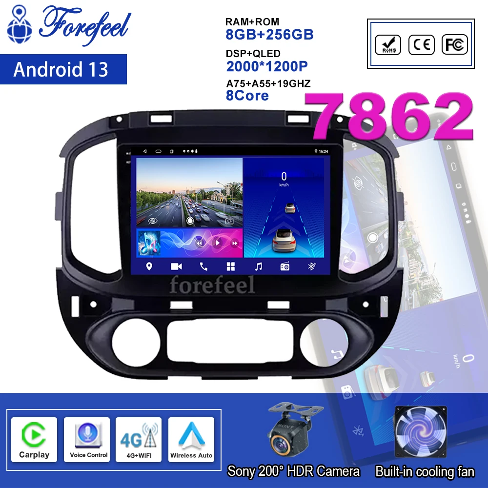 

Android 13 For Chevrolet Colorado Blazer S10 ISUZU 2014 - 2019 Multimedia Monitor Screen Video Navigation 360 Cameras Bluetooth