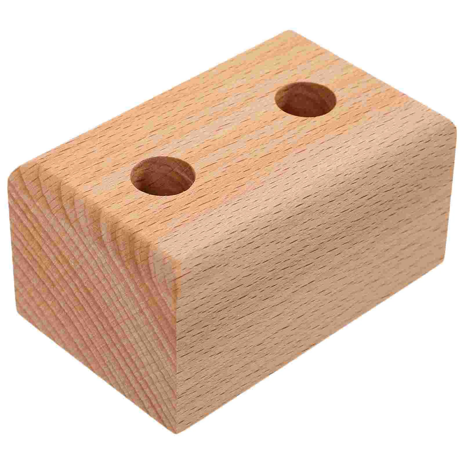 Solid Wood Pen Holder Pencil Stand Sign Pens Rest Small Penholder Holders Storage