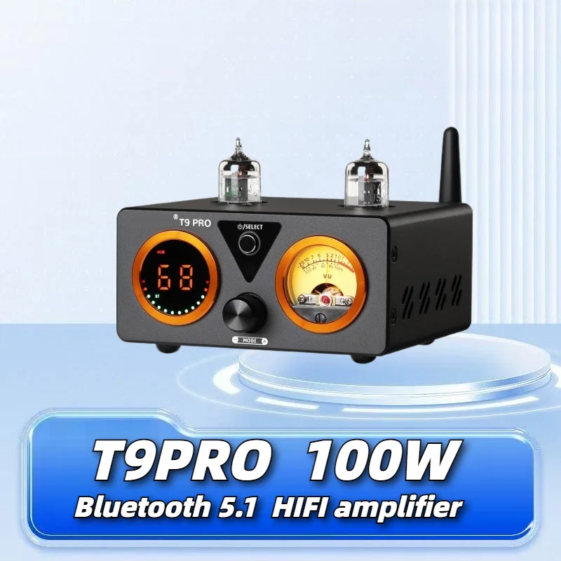 

T9PRO Bluetooth 5.1 decoding front stage 100W multi-function HIFI amplifier