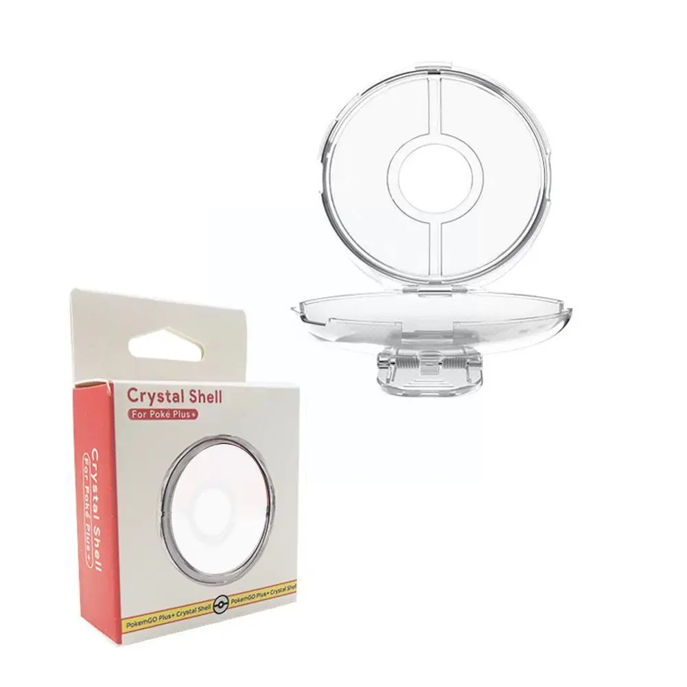 Custodia rigida per Pokemon GO Plus + custodia rigida trasparente per PC con accessori protettivi per cinturino per Pokemon GO Plus + J8X5